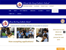 Tablet Screenshot of ctk-catholicschool.org